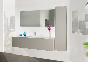 grey sink and cabnet RHS