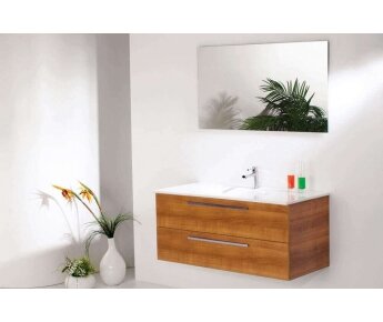 ארון אמבטיה Aqua Wood Teak4