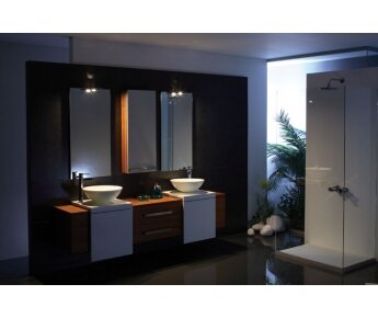 ארון אמבטיה ELIT מעוצב בשילוב קוריאן ועץ איכותי